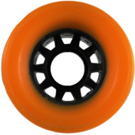 Quad/Roller Skate Wheels - 65mm x 43mm Orange 92a