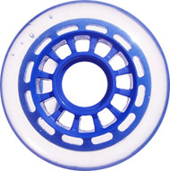 Inline Wheel - Blue/Clear 76mm 78A 12-Spoke