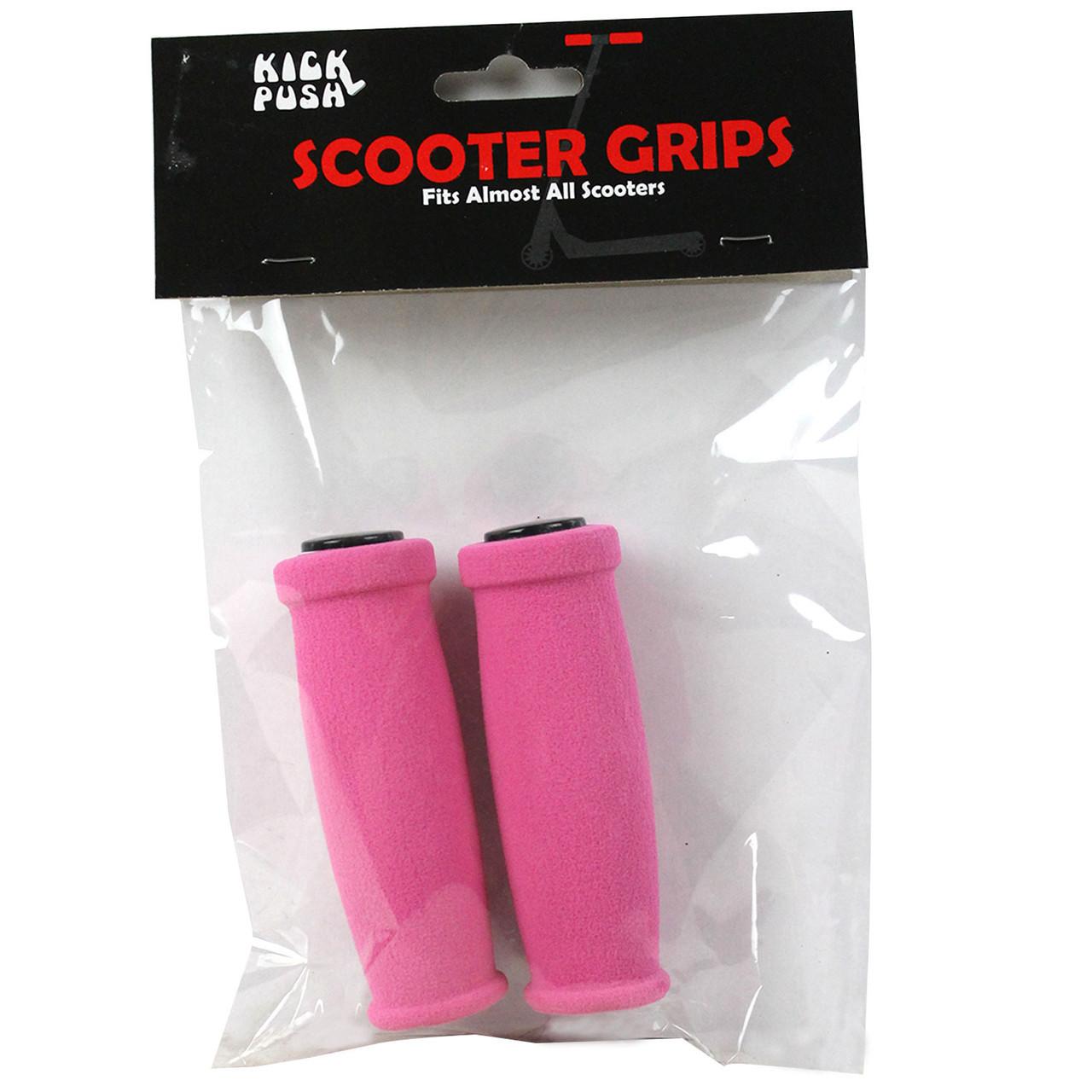 Scooter Grips 100mm Foam Pink Keystone Skate Supply