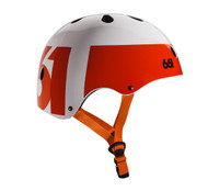 661 Dirt Lid Helmet White/Orange Certified OSFA