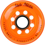 Labeda Hockey Wheel Addiction Grip+ Orange 76mm