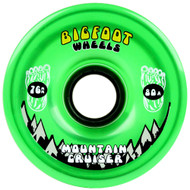 Bigfoot Wheel - 76mm 80a Mountain Cruisers Translucent Green