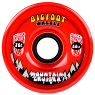 Bigfoot Wheel - 76mm 80a Mountain Cruisers Translucent Red