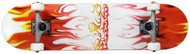 Krown Red/White Flame Skateboard Complete Case of 4