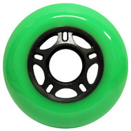 Inline Wheel - Green / Black 72mm 89a