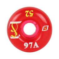 Printed Wheel - 52mm Gel 97A Clear Red