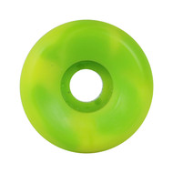 Blank Wheel - 55mm Swirl 99A USA Conical Green/Yellow (Set of 4)