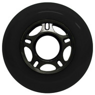 Inline Wheel - Black / Black 80mm 89a