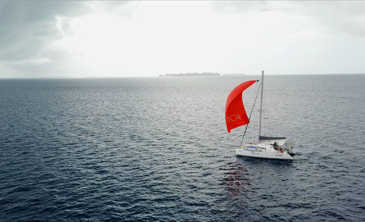 New Orange Spinnaker for Nahoa
