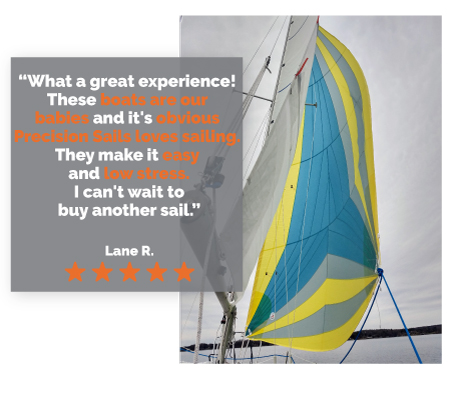 Precision Sails Spring Delivery Sale Take advantage of up to 25% off New Sails!