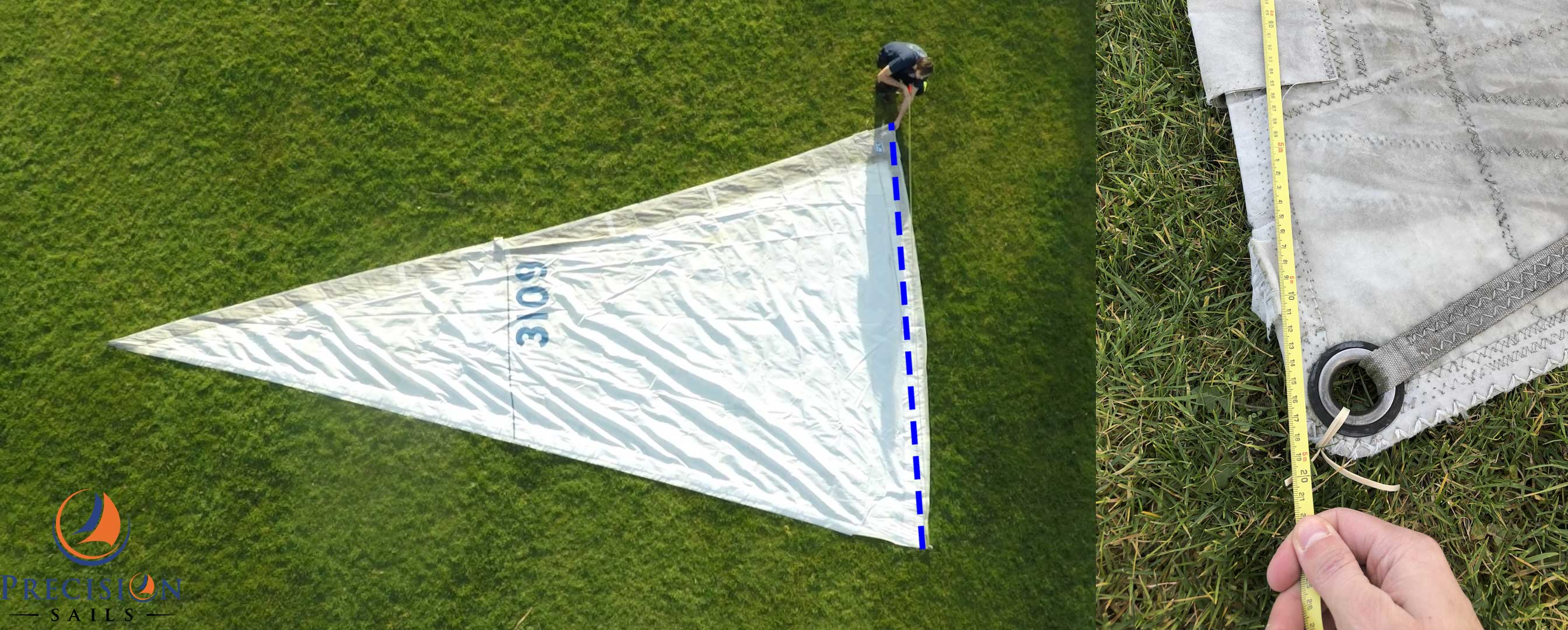 How to Measure your Existing Sail Precision Sails Ltd