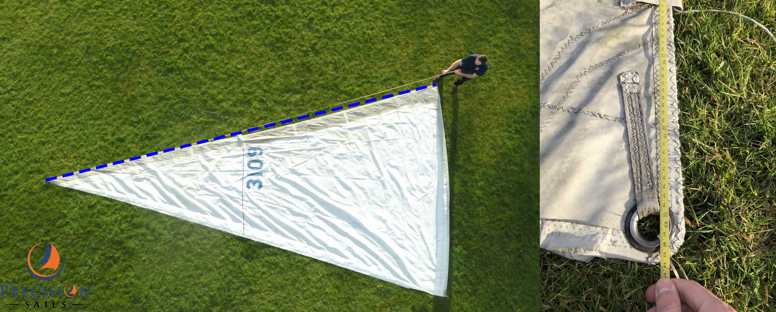 How to Measure your Existing Sail Precision Sails Ltd