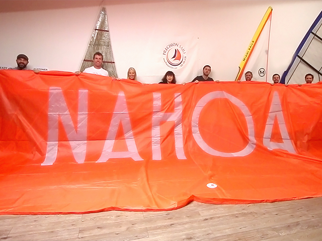 Sailing Nahoa in the Precision Sails Loft