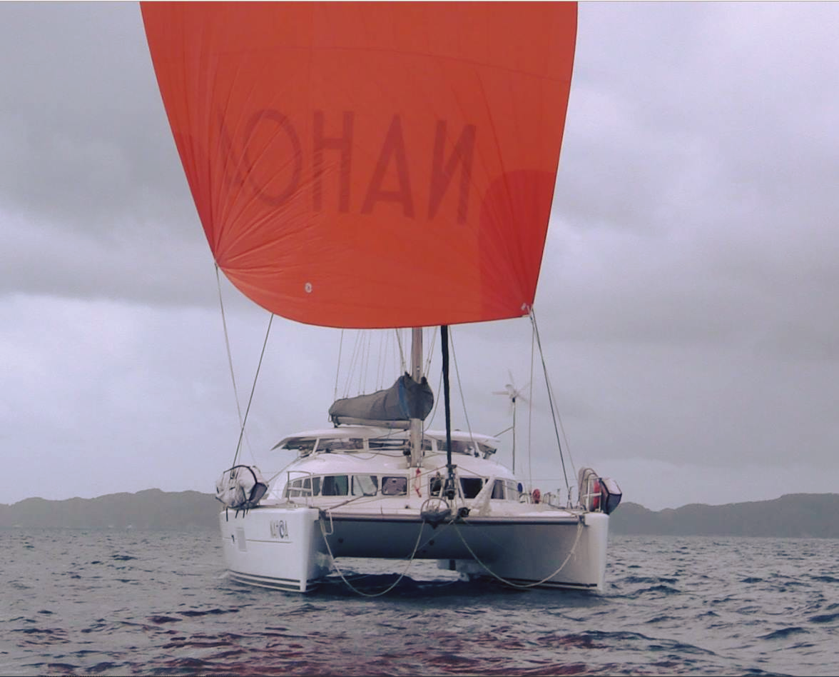 Nahoa's new Spinnaker from precision sails