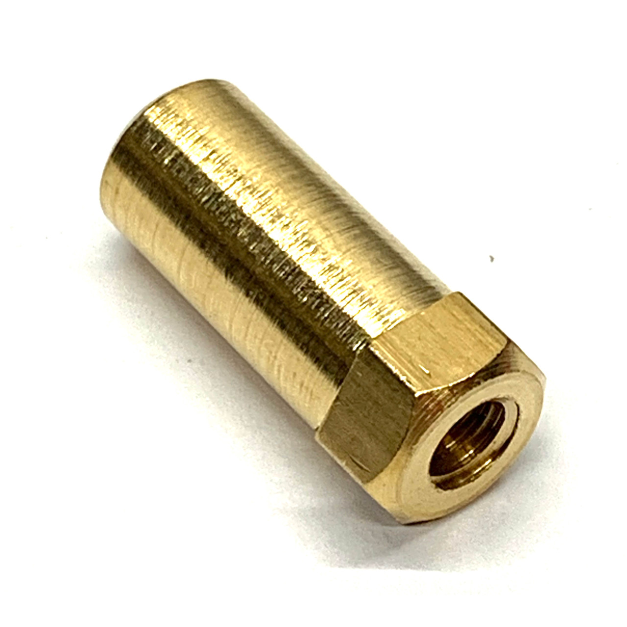 Long M6 Brass Exhaust Nut DENNY CYCLES LLC