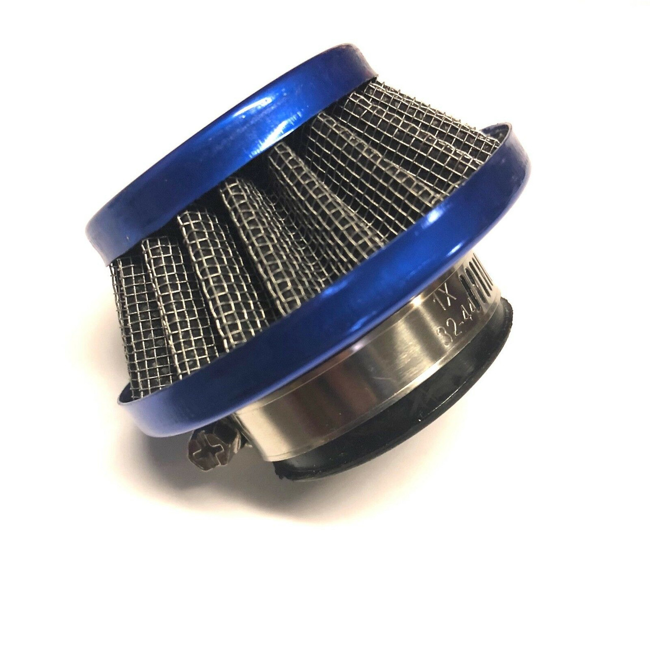 blue-35mm-cone-air-filter-for-dellorto-phva-carburetors-denny-cycles-llc