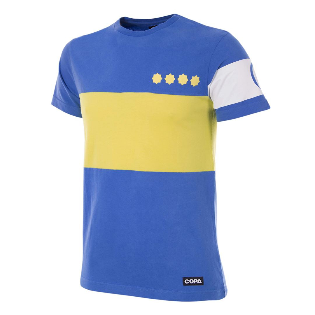 Retro Football Shirts - Boca Juniors Capitano T-Shirt - 6 Yard Box