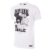 Football Fashion - Higuita Is Our Goalie T-Shirt - White - COPA 6693