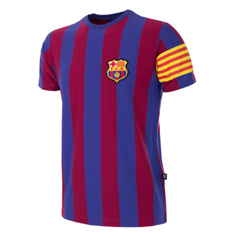 Retro Football Shirts - Barcelona Captain T-Shirt - COPA 6719