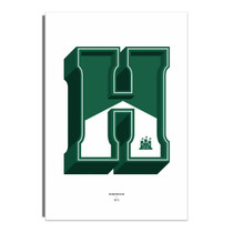 H Is For Hibs Print