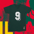Football Fashion - Cameroon Retro World Cup Milla T-Shirt - Green