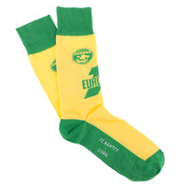 Football Fashion - Nantes Retro Dress Socks - Yellow/Green - COPA 5138