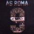 Football Fashion - A.S Roma Lupetto T-Shirt - Black - COPA 6916