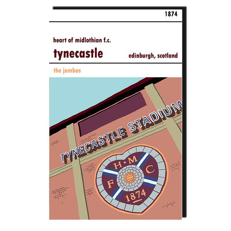Hearts Tynecastle Stadium Print (30x42cm)
