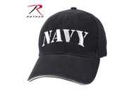 Rothco’s Vintage Navy Low Profile Cap is made from a durable 100% washed brushed cotton twill material and features an embroidered Navy insignia on the front panel as well as a hook & loop closure in back for adjustability. This vintage hat is officially licensed by the United States Navy.