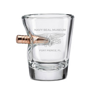 Handmade in the USA by the Father and Son team at BenShot. This 2oz. shot glass is embedded with a real, lead-free .308 bullet. Packaged in a gift 