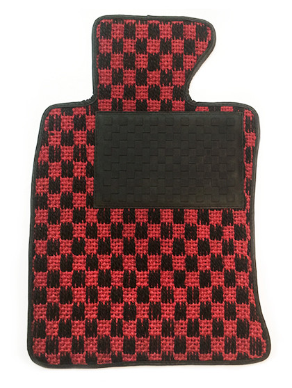 Checkered car mats discount