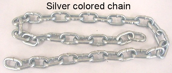 Silver Colored Chain - custompotrack