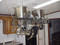 hanging potrack, kitchen potrack with optional front design, powder coat color options and length options. Design your own custom potrack on Joanne's custom potrack website or give us a call at 800-283-7107 for a free quote. Located in Lamar, Mo. USA