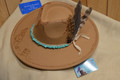 Custom Barrel Racer Burnt Hat by Elizabeth