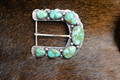 Turquoise Belt Buckle by Russell Sam #2