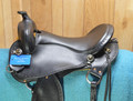 Bar J Gaited Southfork Western Trail Saddle 17 inch wide