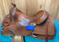 Sean Ryon Reining Cowhorse Western Saddle 16 inch semi
