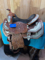 Billy Royal Western Show Saddle 16 inch Loaded with Silver