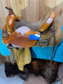 Fabtron Western Trail Roper Saddle 16 inch