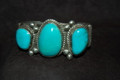 Three Stone Navajo Bracelet
