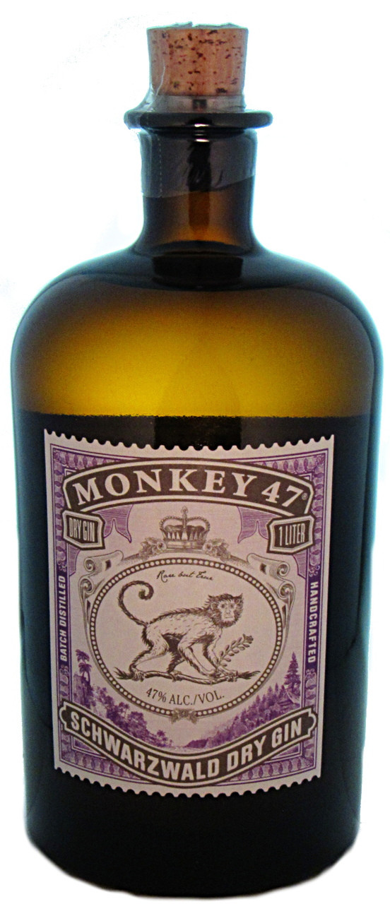 Monkey 47 Schwarzwald Dry Gin (1 liter) - The Whisky Shop - San Francisco