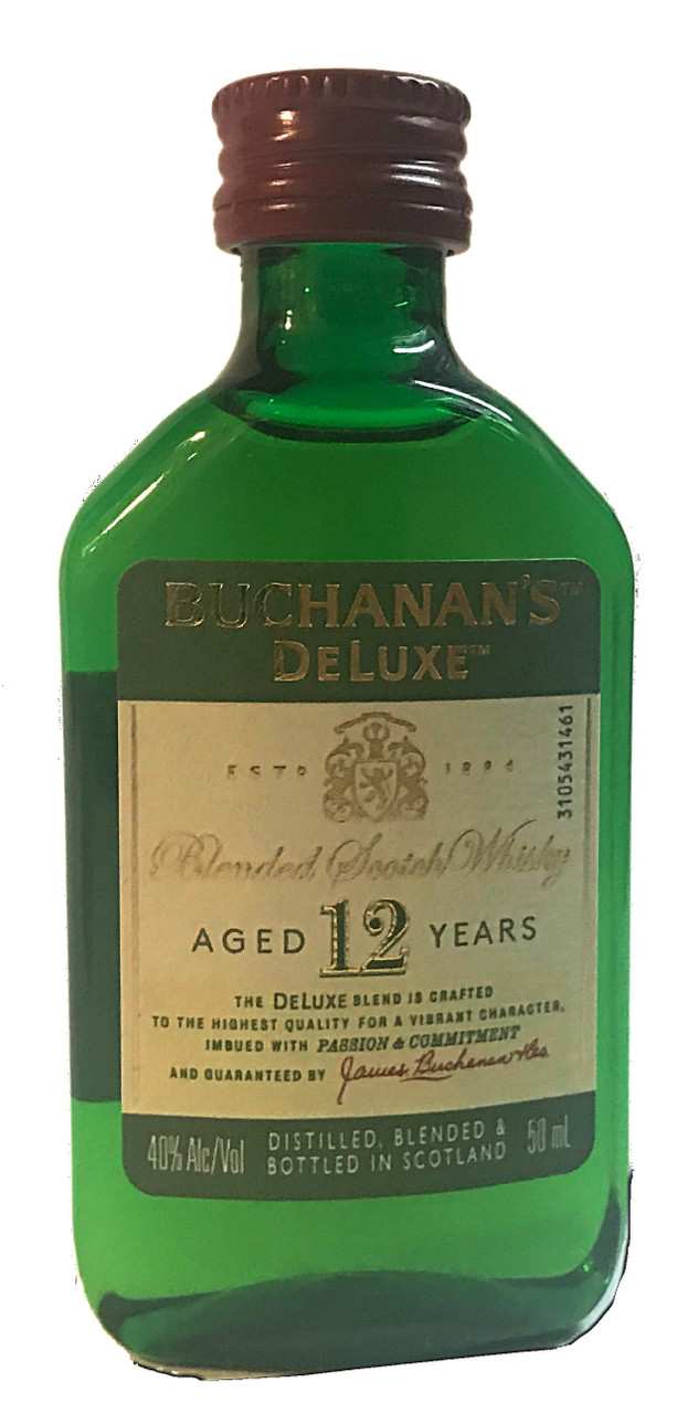 Buchanans 12 Year Old, Deluxe, 50ml - The Whisky Shop - San Francisco