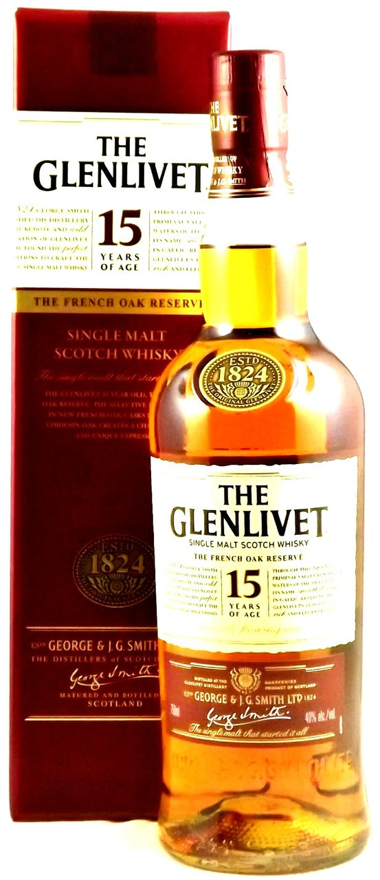Glenlivet 15 Year Old French Oak The Whisky Shop