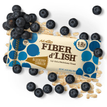 NuGO Fiber d'Lish Blueberry Cobbler, 12g High Fiber, Vegan, 150 Calories, 1.6 Ounce (each)