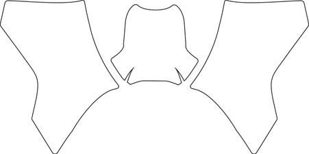 Tank Protection above saddle and knee well areas.
