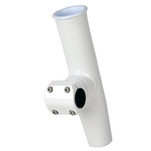 C.E. Smith Adjustable Mid Mount Rod Holder - 1-1\/4" or 1-5\/16" OD - White Powder Coat Aluminum w\/Sleeve  Hex Key