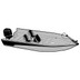 Carver Performance Poly-Guard Styled-to-Fit Boat Cover f\/15.5 V-Hull Side Console Fishing Boats - Grey