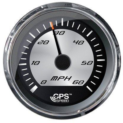 Faria Platinum 4" Speedometer - 60MPH - GPS - Studded