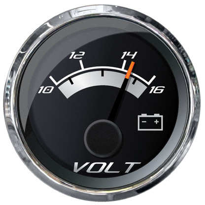 Faria Platinum 2" Voltmeter - 10-16VDC