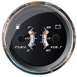 Faria Platinum 4" Multi-Function - Fuel Level, Voltmeter (10-18V)